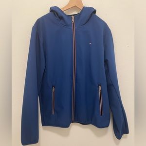 Tommy Hilfiger Blue Men’s lightweight Hooded Jacket Size Medium